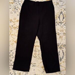 Loft High Waist Black Dress Pants, Elastic Waist | Sz 10P